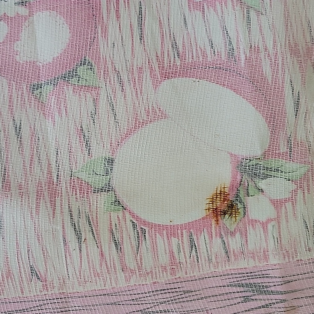Oilcloth Tablecloth 1980's. Measures 9.5' by 3.9'. Beautiful Vibrant Colors. - Picture 10 of 16